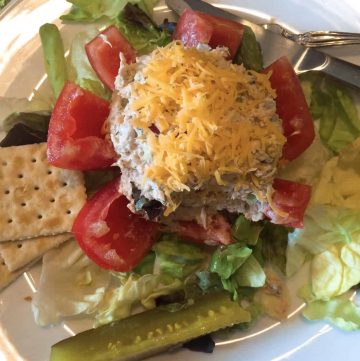 tuna stuffed tomato