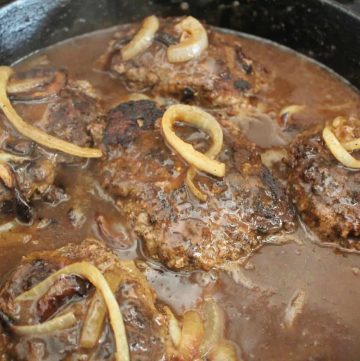 Salsbury Steak in Pan