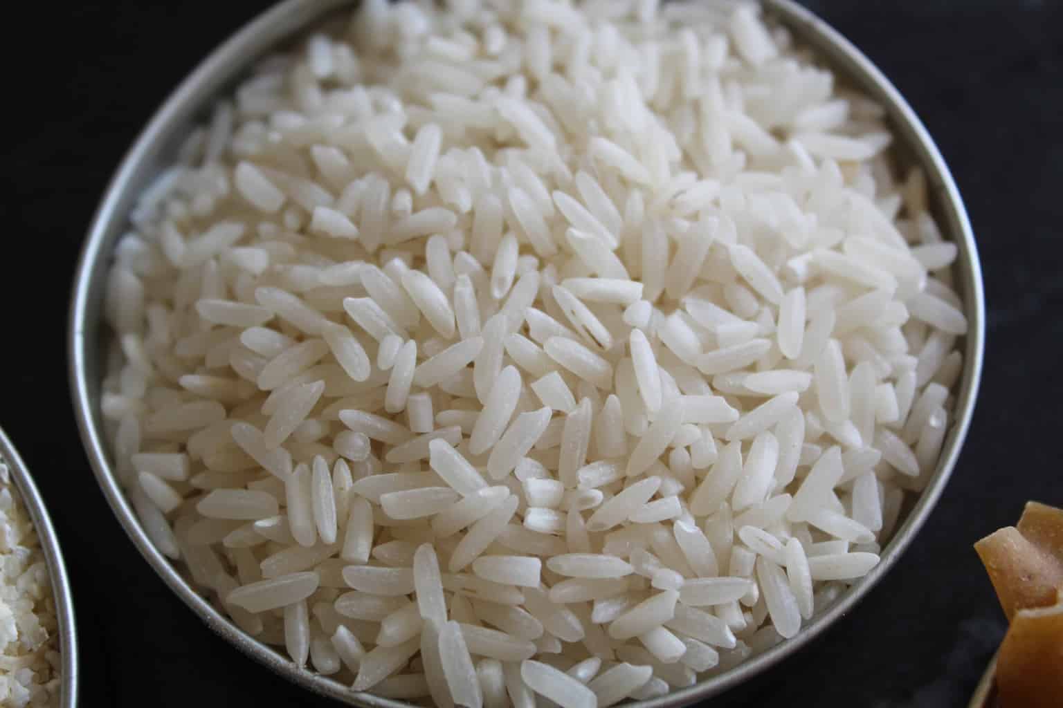 White Rice in a ramekin