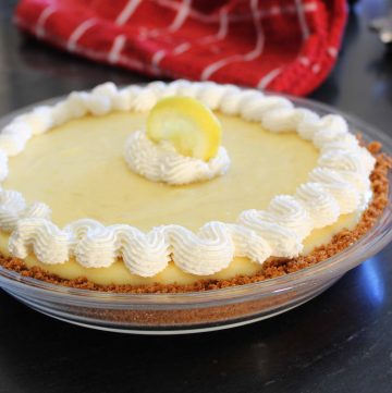 No Bake No Egg Lemon Icebox Pie