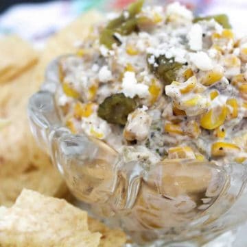 Roasted Corn and Green Chile Dip