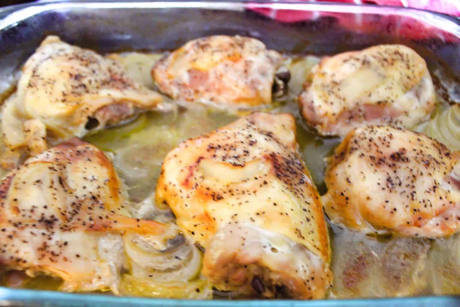Oven Baked Chicken Thighs SmartyPantsKitchen