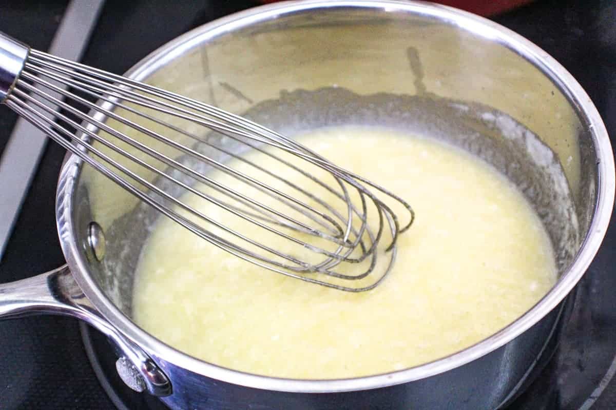 Whisk in saucepan