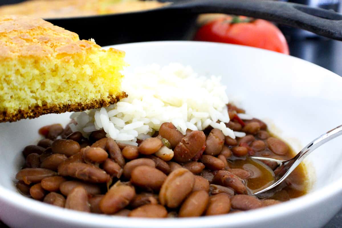 Southern Pinto Beans and Rice SmartyPantsKitchen