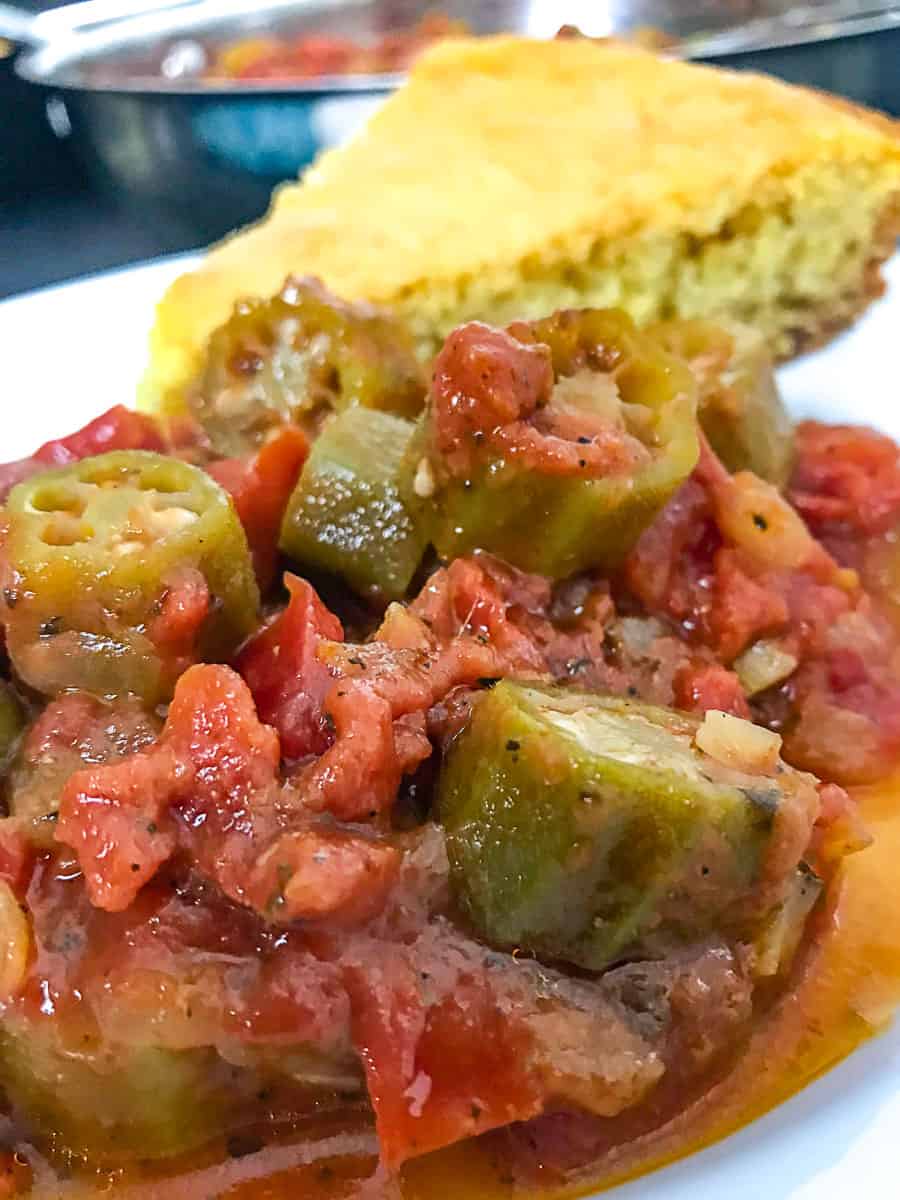 Smothered Okra and Tomatoes