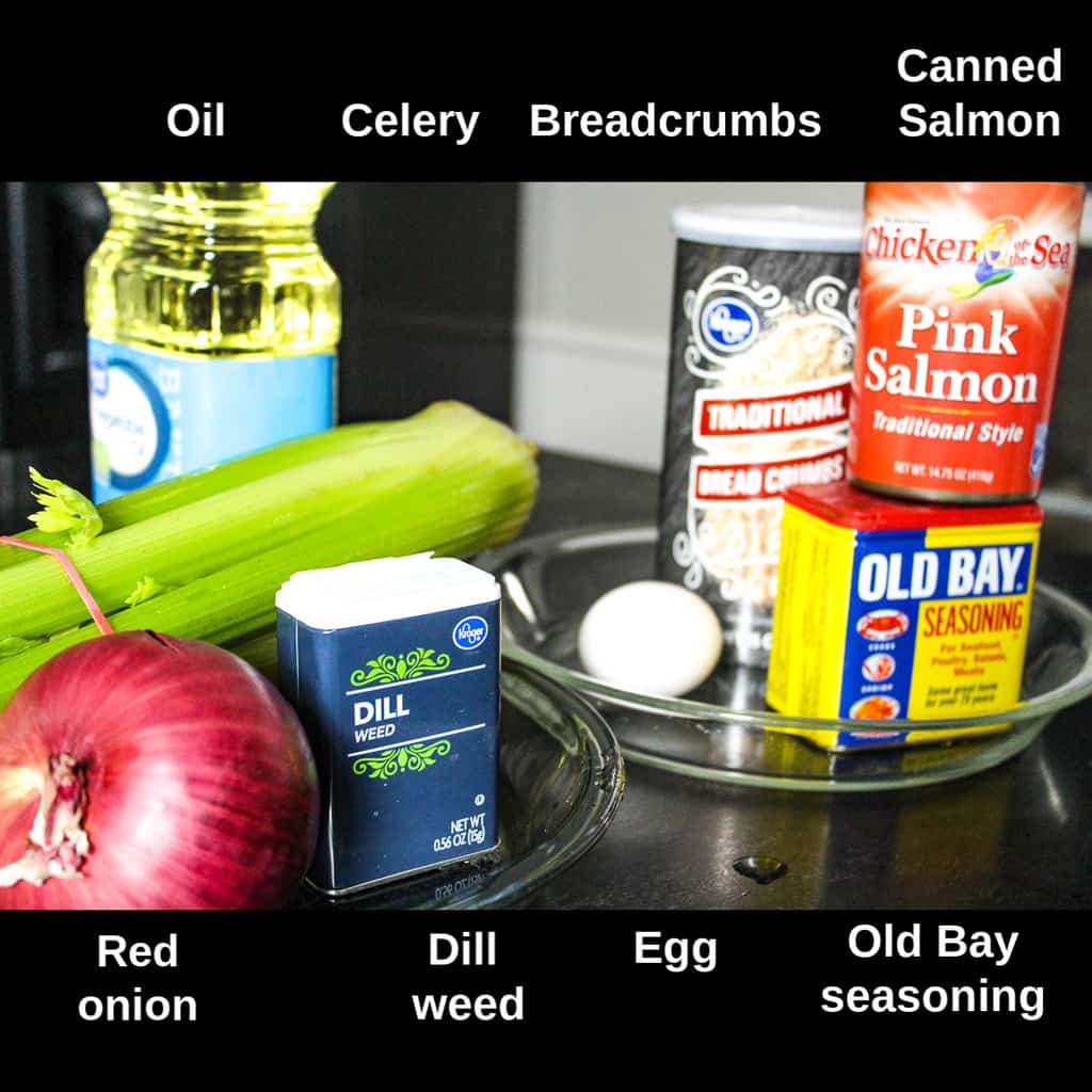 Visual ingredient list labeled