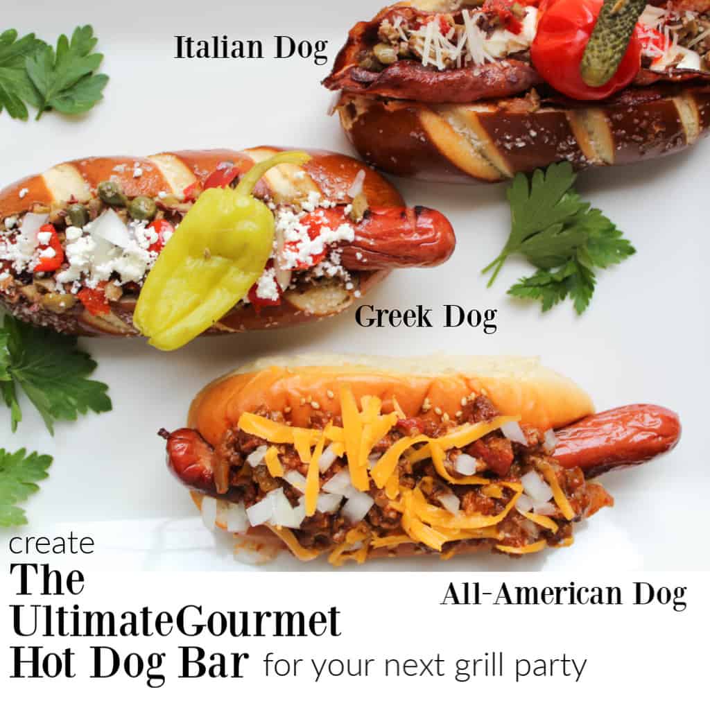 Hot Dog Bar - How to Make a Hot Dog Bar + 8 Fancy Hot Dogs