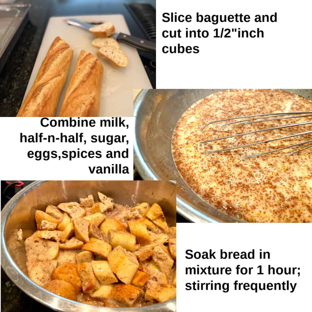 Three steps showing how to prepare.