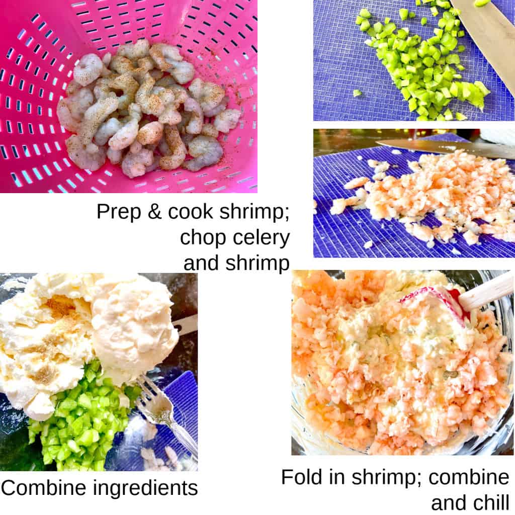 Steps showing how to make it.