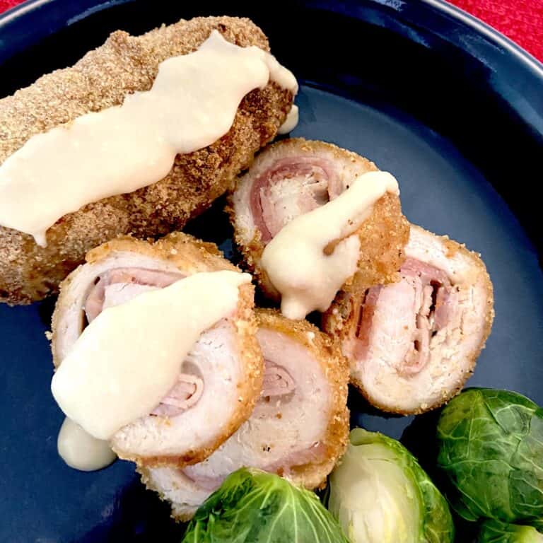 Chicken Cordon Bleu with Dijon Sauce