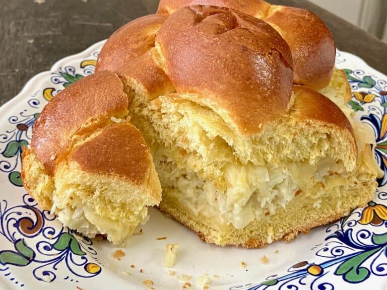 Cauliflower Stuffed Challah Bread