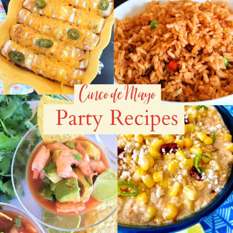 Collage of Mexican food dishes.