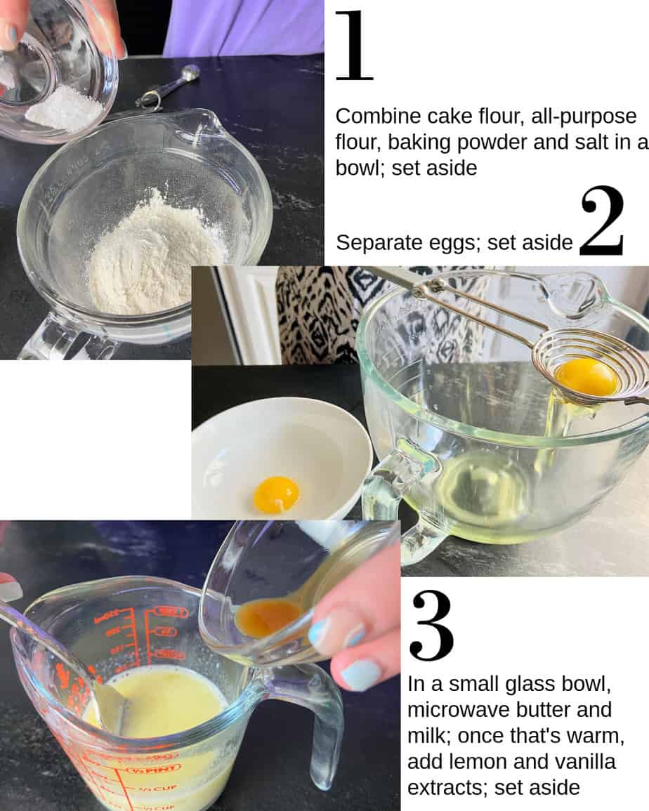 First three steps for prepping.