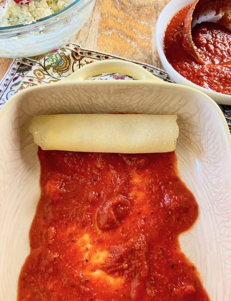 Three Cheese Manicotti Crepe Recipe SmartyPantsKitchen