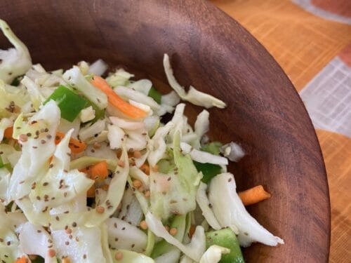 Southern Coleslaw with Vinegar Dressing Southern Coleslaw with Vinegar Dressing