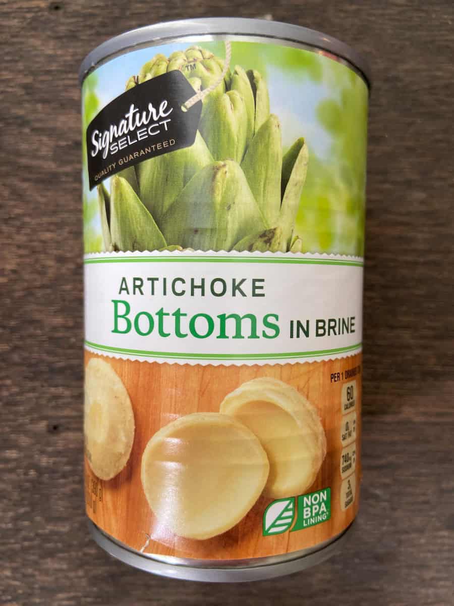 Can or artichoke bottoms.